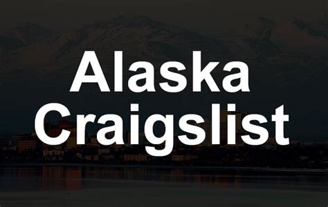 alaska craigslist